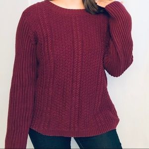 Maroon Sweater | XL | Christopher & Banks